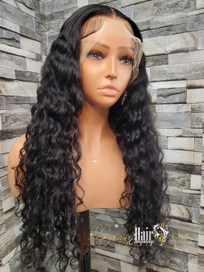 Sasha Curly 26" Frontal Curly swiss Lace 26"