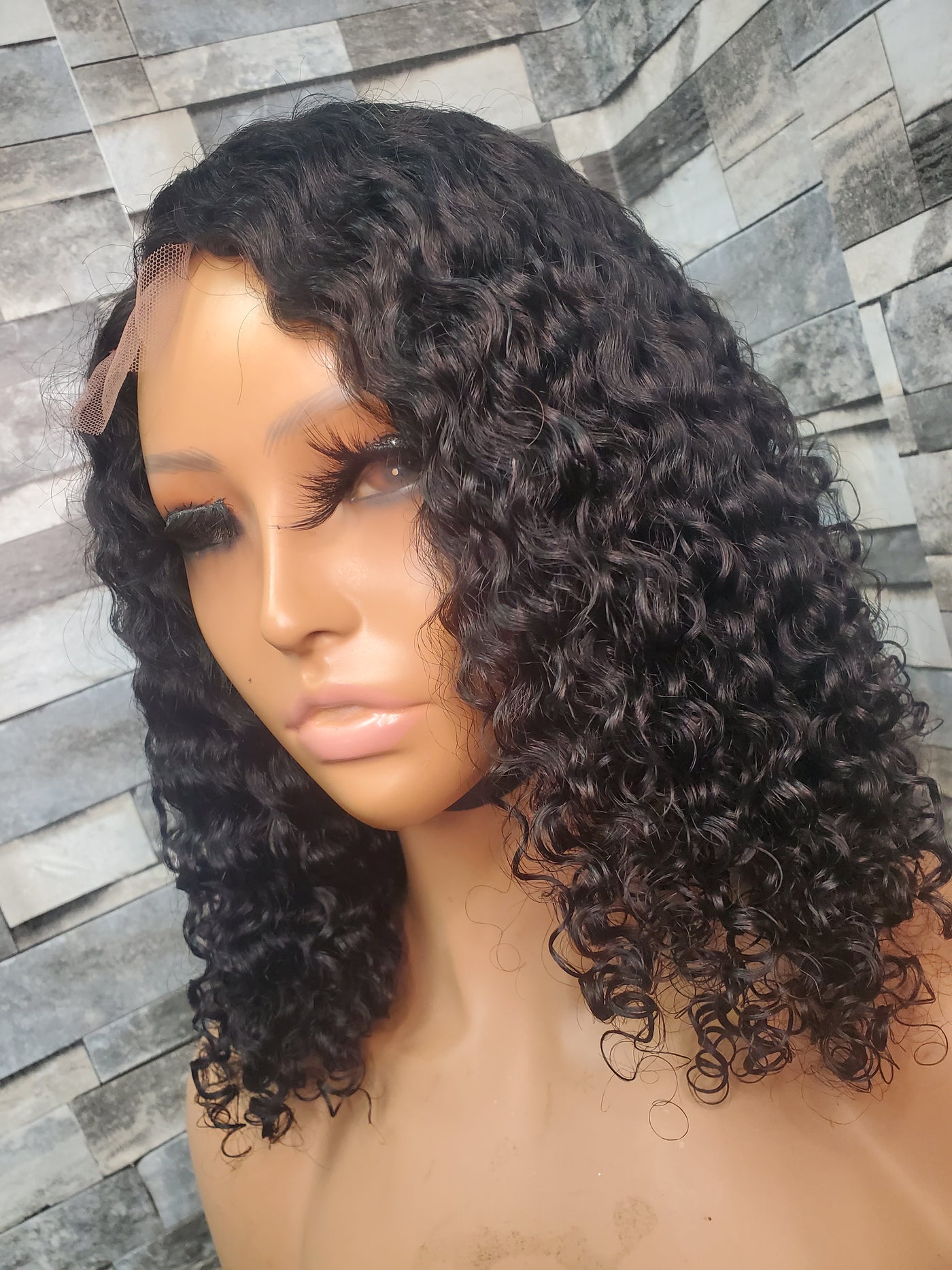 Windy Undetectable Lace curly wig side part