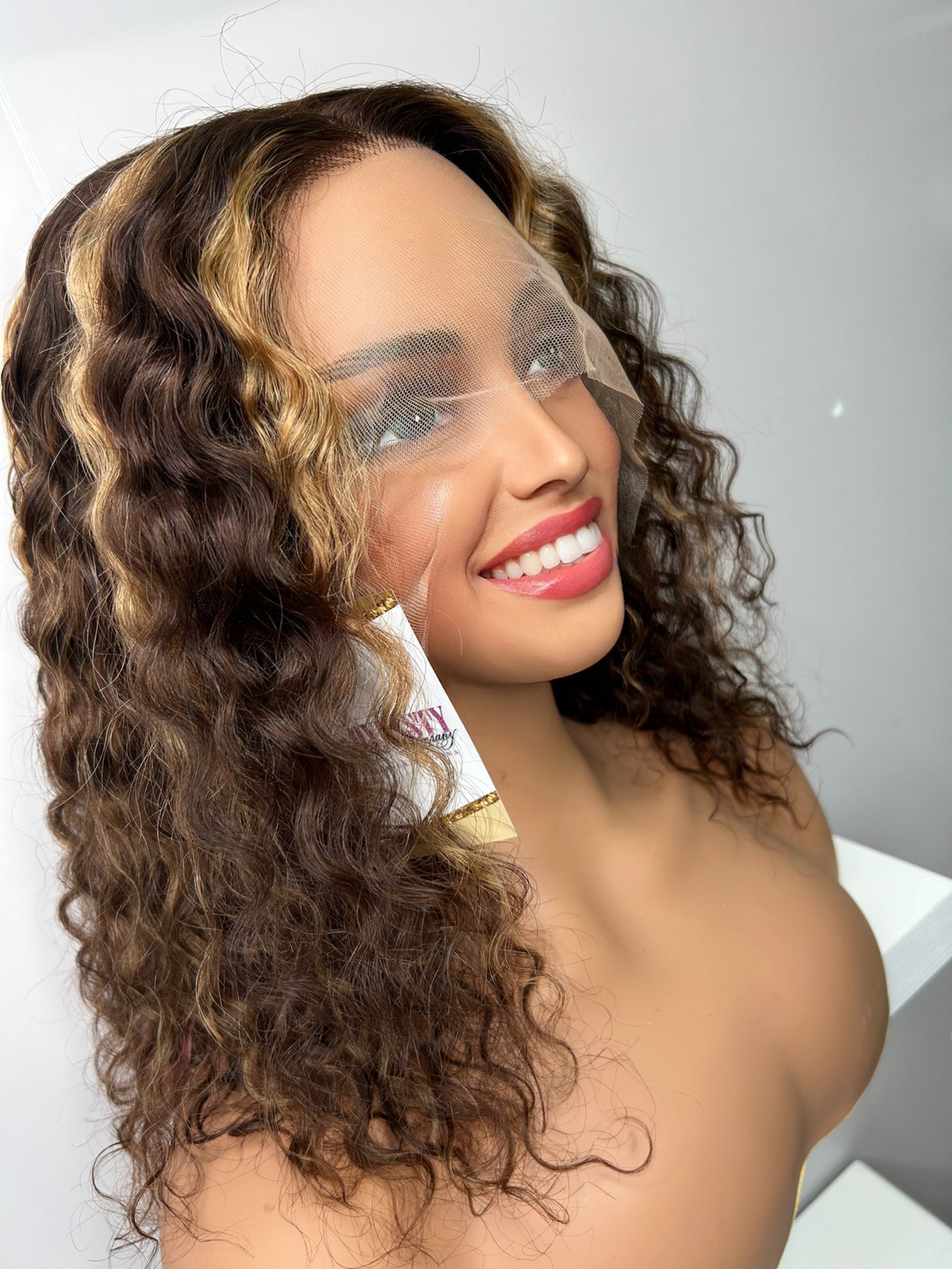 Highlighted 13x4 bob transparent lace