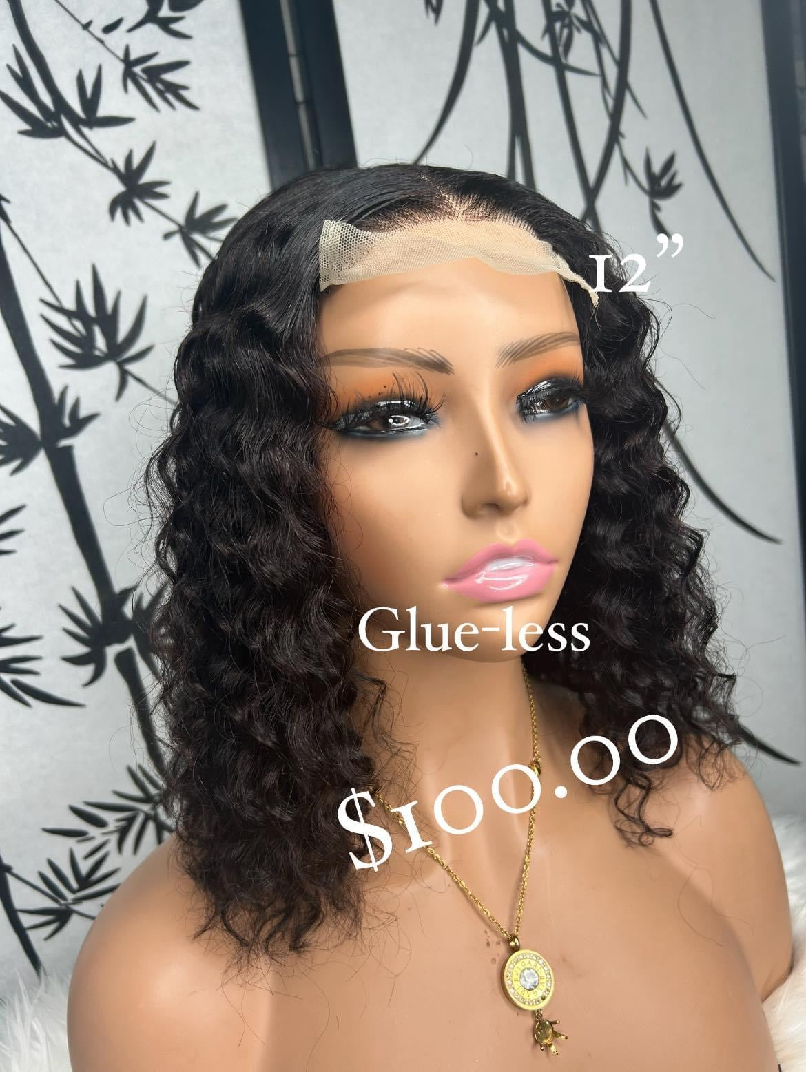 Deep wavy bob wigs