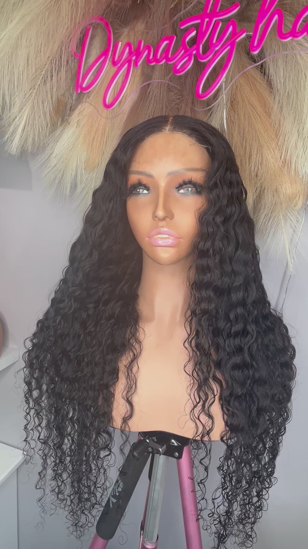 Custom glue-less wig 28” virgin hair ready to wear pre-cut lace